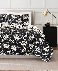 Nine West Silhouette Floral 3-Pc. Quilt Set