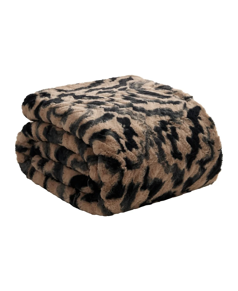 Nine West Evelyn Faux Fur Throw, 50"x70"