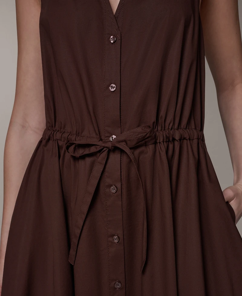Donna Karan Weekend Women's Button-Front Midi Dress