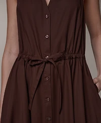 Donna Karan Weekend Women's Button-Front Midi Dress