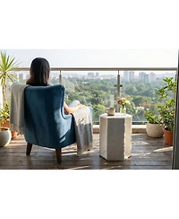Streamdale Furniture Premium Honed Marble Hexagon Accent Table