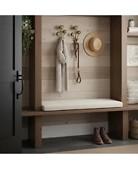 Yigii 2pcs Metal 3D Mushroom Coat Hooks for Entryway Bathroom Bedroom Farmhouse Decoration