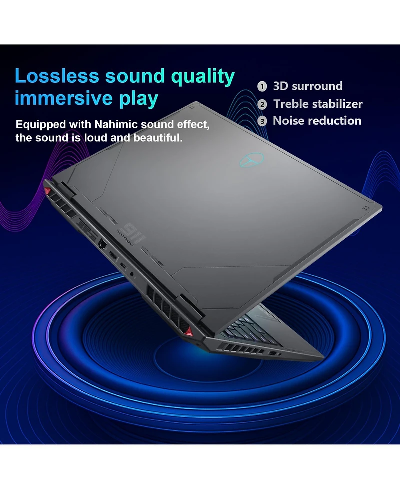 Thunderobot Radiant R16 16" Traditional Laptop Intel Core i9 16GB Ram Nvidia GeForce Rtx 5080 512GB Ssd Storage Windows 11 Home 300Hz