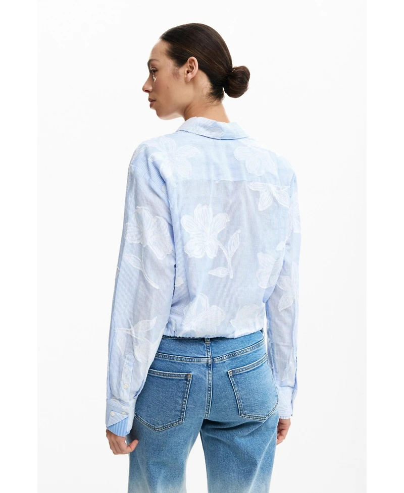 Desigual Women's Short Printed Shirt