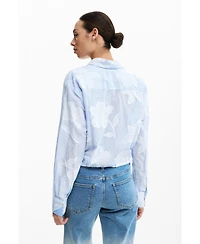 Desigual Women's Short Printed Shirt