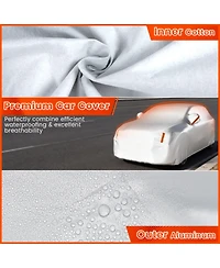 Gouun 190-in Universal Fit Suv Car Cover, Waterproof Uv Protection with Storage Bag