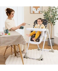Sugift 3 in 1 Convertible Baby High Chair for Toddlers