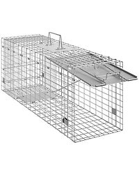 Sugift Live Animal Cage Trap, Humane Iron Trap for Cats and Rabbits