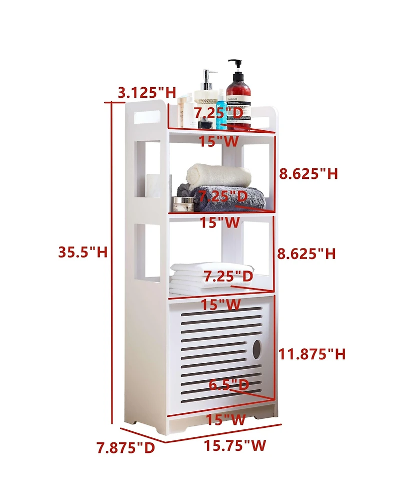 Kings Brand Furniture Bathroom Cabinet