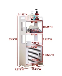 Kings Brand Furniture Bathroom Cabinet