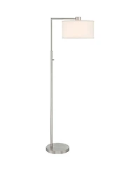 360 Lighting Colby Modern 61" Tall Standing Floor Lamp Light Downbridge Task Metal Brushed Nickel Finish Living Room House