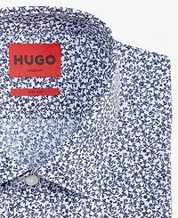 Hugo by Boss Men's Modern-Fit Patterned Dress Shirt