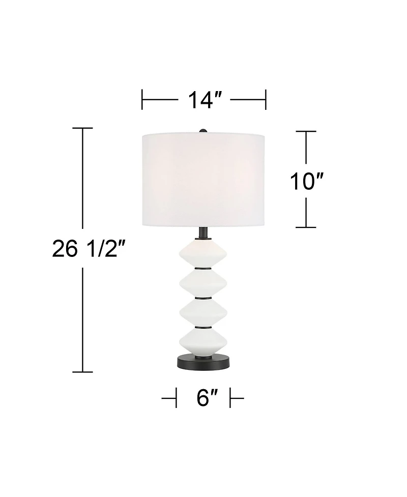 360 Lighting Lucy 26 1/2" High Glass Table Lamp