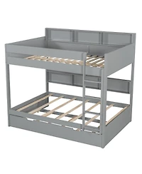 Streamdale Furniture Twin over twin bunk bed with trundle