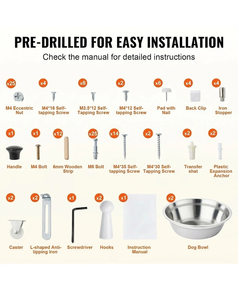 Inolait Elevated Pet Feeding Station with Storage for Small Dogs
