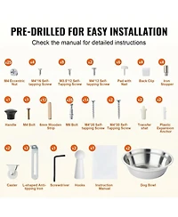 Inolait Elevated Pet Feeding Station with Storage for Small Dogs