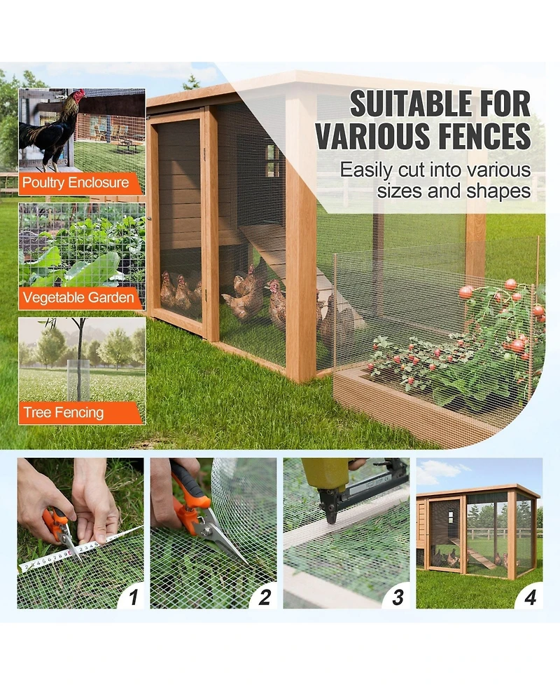 Sugift Hardware Cloth Galvanized Wire Mesh for Fencing