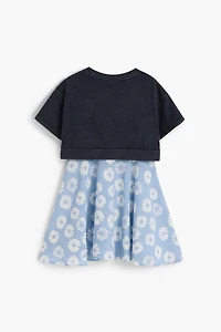 Desigual Girls Girls's 2-in-1 floral dress