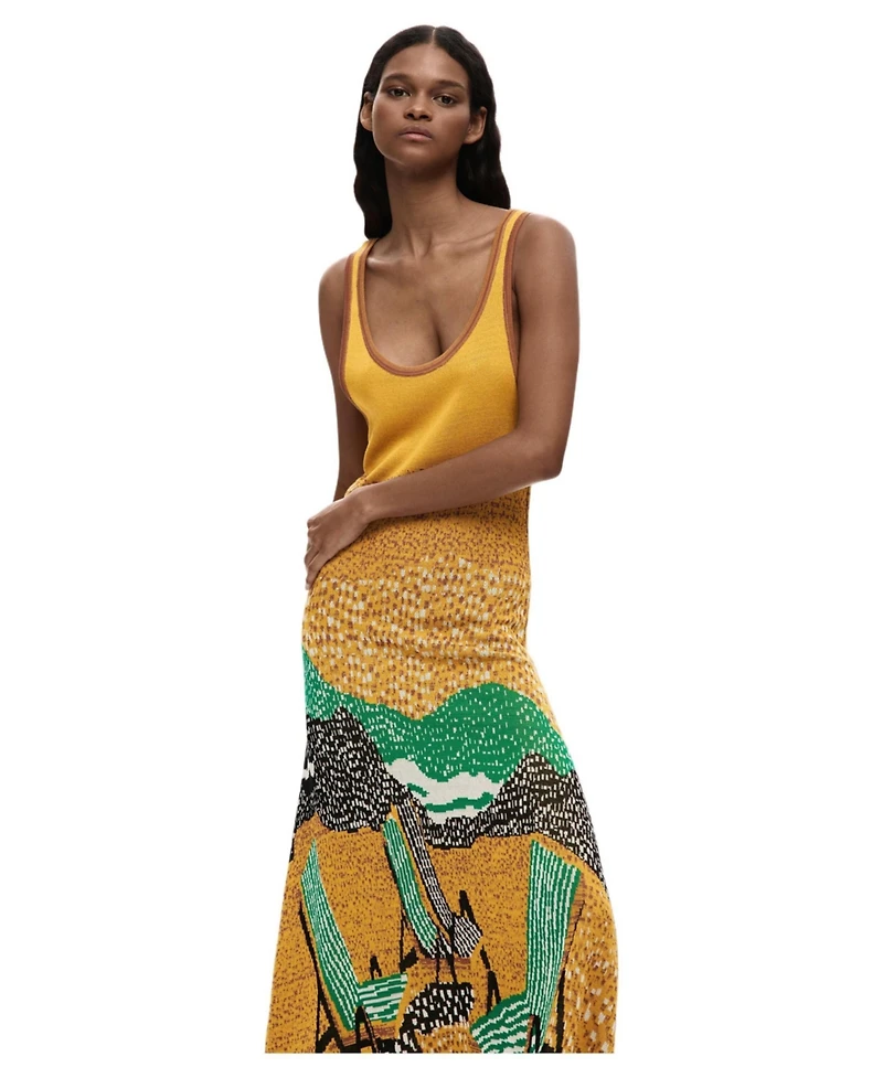 Desigual Women's Jacquard Strap Dress