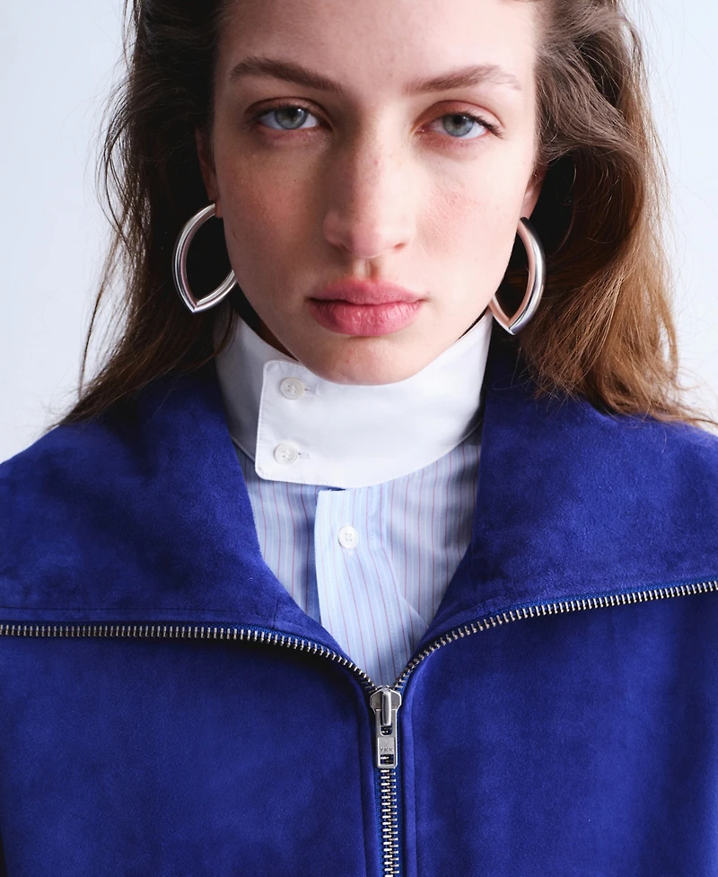 Selection Mango Women's Oversized Suede Jacket