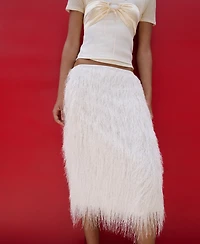 Selection Mango Women's Satin Bandeau Top