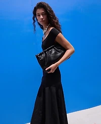 Selection Mango Women's Open Back Fitted Bodysuit