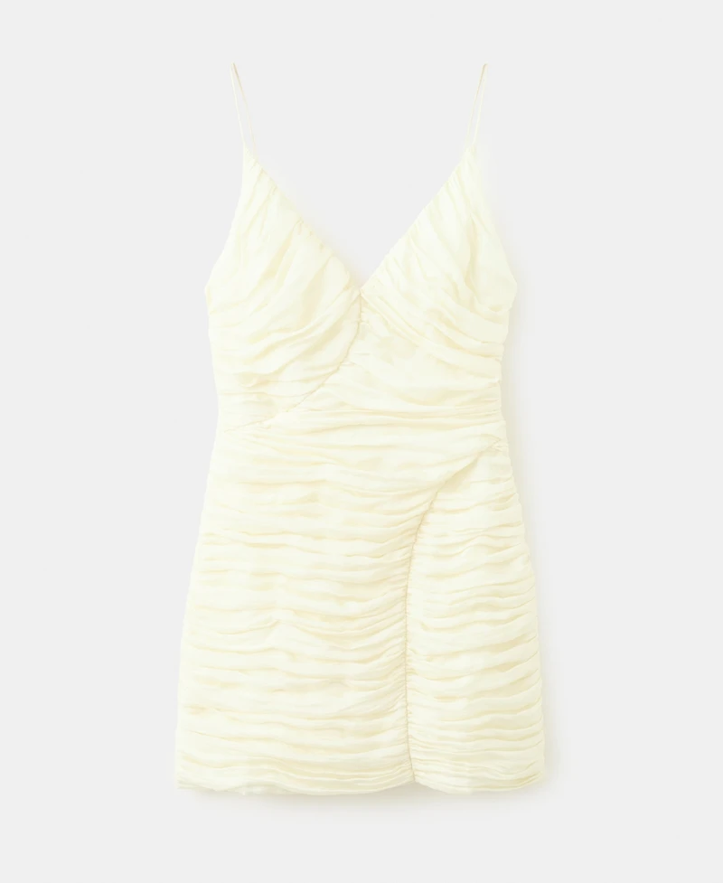 Selection Mango Women's Pleated Fitted Dress