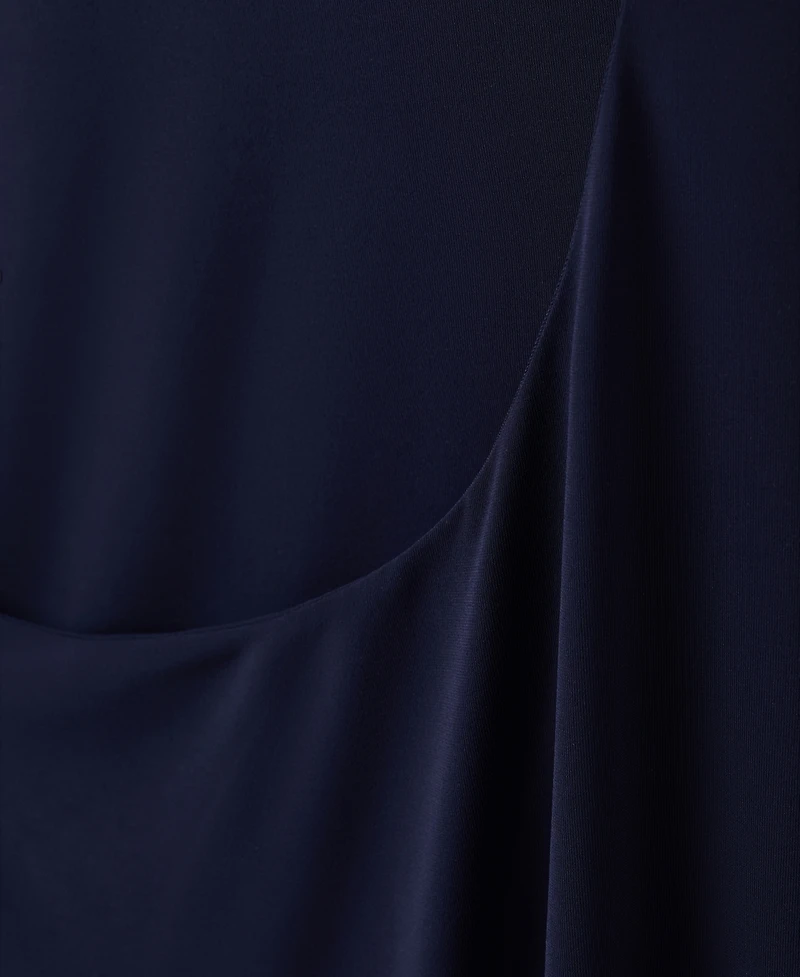 Selection Mango Women's Asymmetrical Open-Back Dress