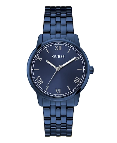 Guess Men's Blue Stainless Steel Analog Watch, 40mm