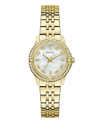 Guess Women's Glitz Gold-Tone Stainless Steel Analog Watch, 32mm