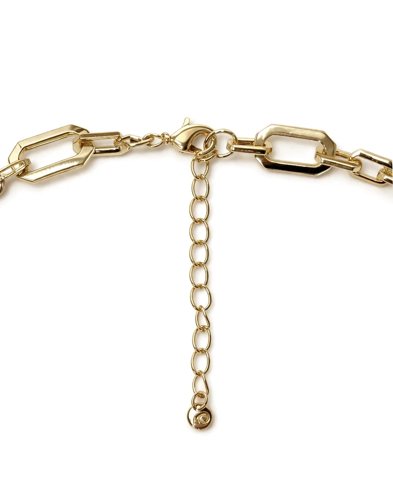 And Now This Gold Plated Cable Chain Necklace 16" + 2" Extender