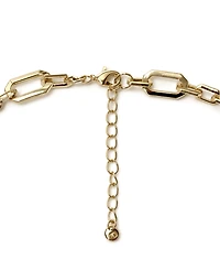 And Now This Gold Plated Cable Chain Necklace 16" + 2" Extender