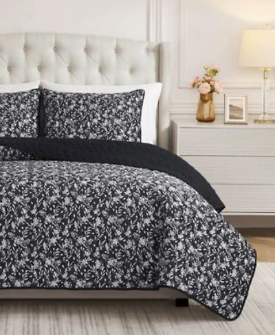 Bcbg Floral Vanna Velvet Quilt Set