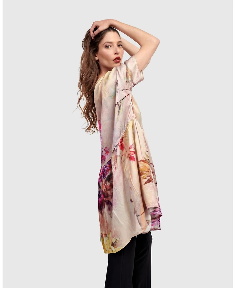 Alembika Women's Carlotta Babydoll Tunic Top