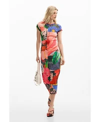Desigual Women's Printed fitted dress