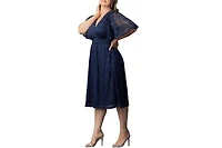 Kiyonna Plus Fable Lace Cocktail Dress