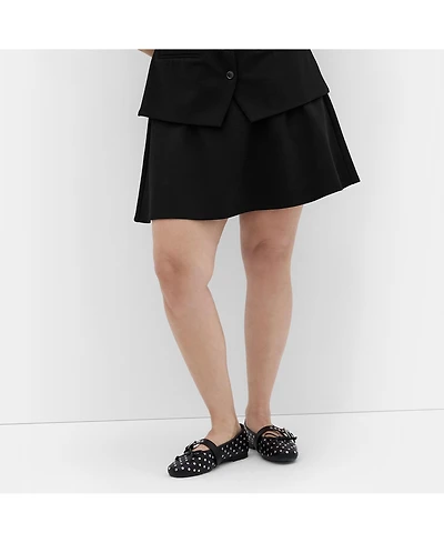 City Chic Women's Peyton Ponte Skirt