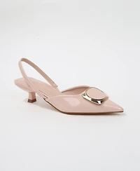 Berness Geometric Women's Ornament Slingback Heels