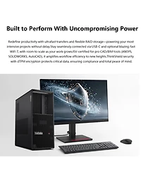 Lenovo ThinkStation P3 Workstation Desktop Intel Core Ultra 5 32GB Ram Intel Graphics 1TB Ssd Storage Windows 11 Pro