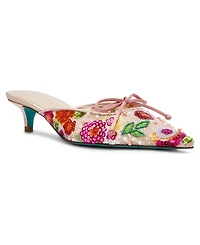 Betsey Johnson Women's Keely Slip-On Heeled Mules