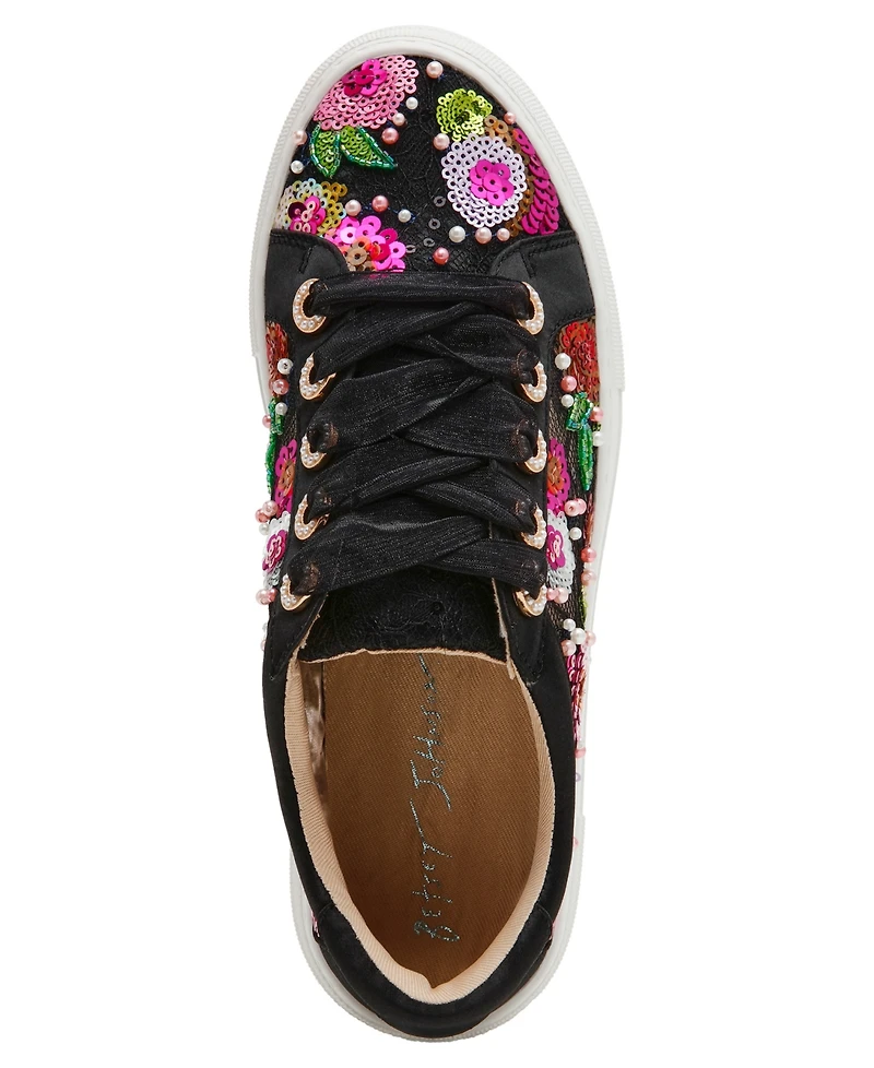 Betsey Johnson Women's Bonny Lace-Up Sneakers