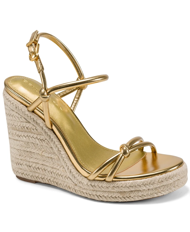 Donna Karan New York Women's Yvette Wedge Sandals