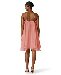 Steve Madden Women's Square Neck High-Low Dress