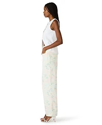 Steve Madden Women's Printed Straight-Fit Jeans