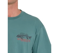 Quiksilver Waterman Men's Short-Sleeve Fish Bones T-Shirt