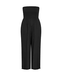City Chic Women's Ally Strapless Jumpsuit