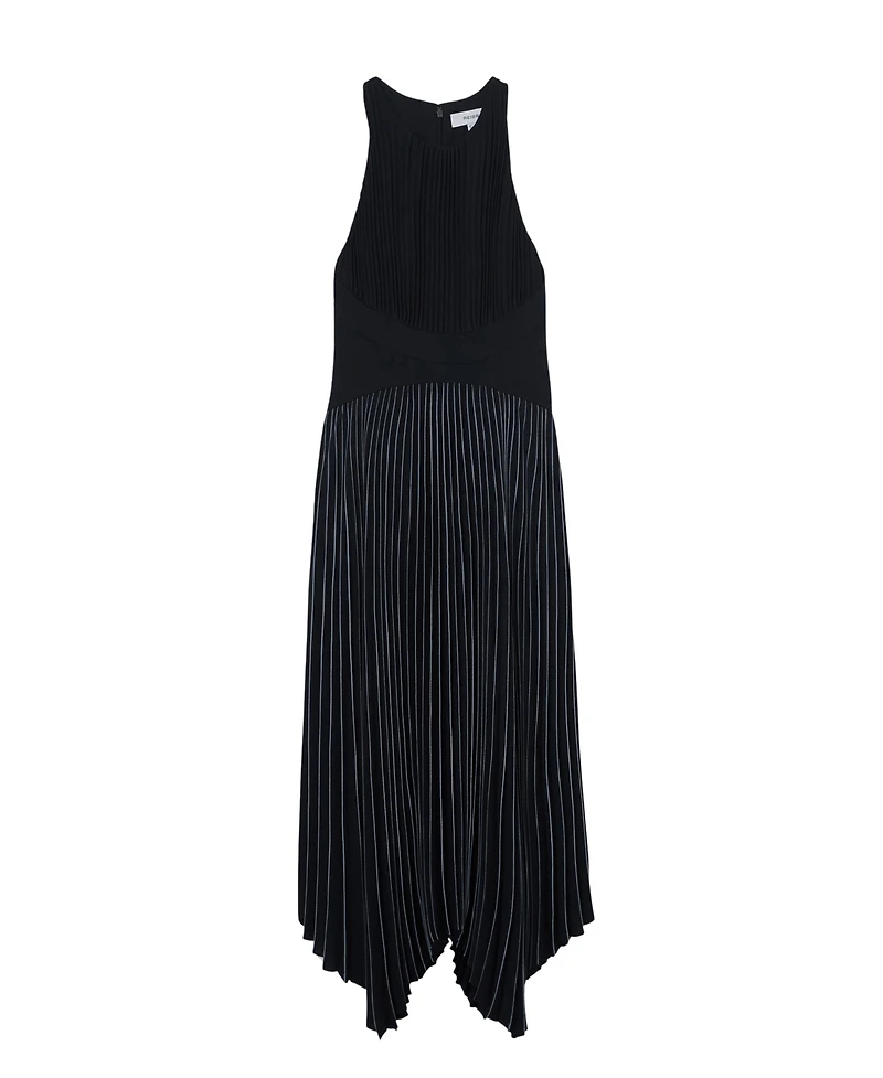 Reiss Women's Pleated Sleeveless Midi Dress