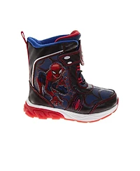 Spider-Man Big Boys Marvel SpiderMan Snow Boots Warm (Toddler/Little