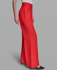 Karl Lagerfeld Paris Women's Wide Leg Sailor Pants