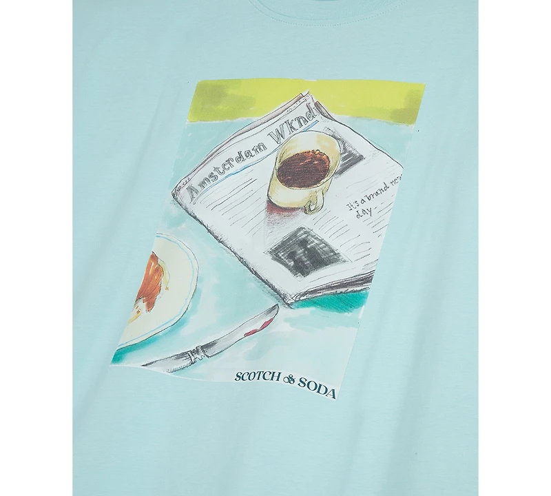 Scotch & Soda Men's Regular-Fit Graphic T-Shirt